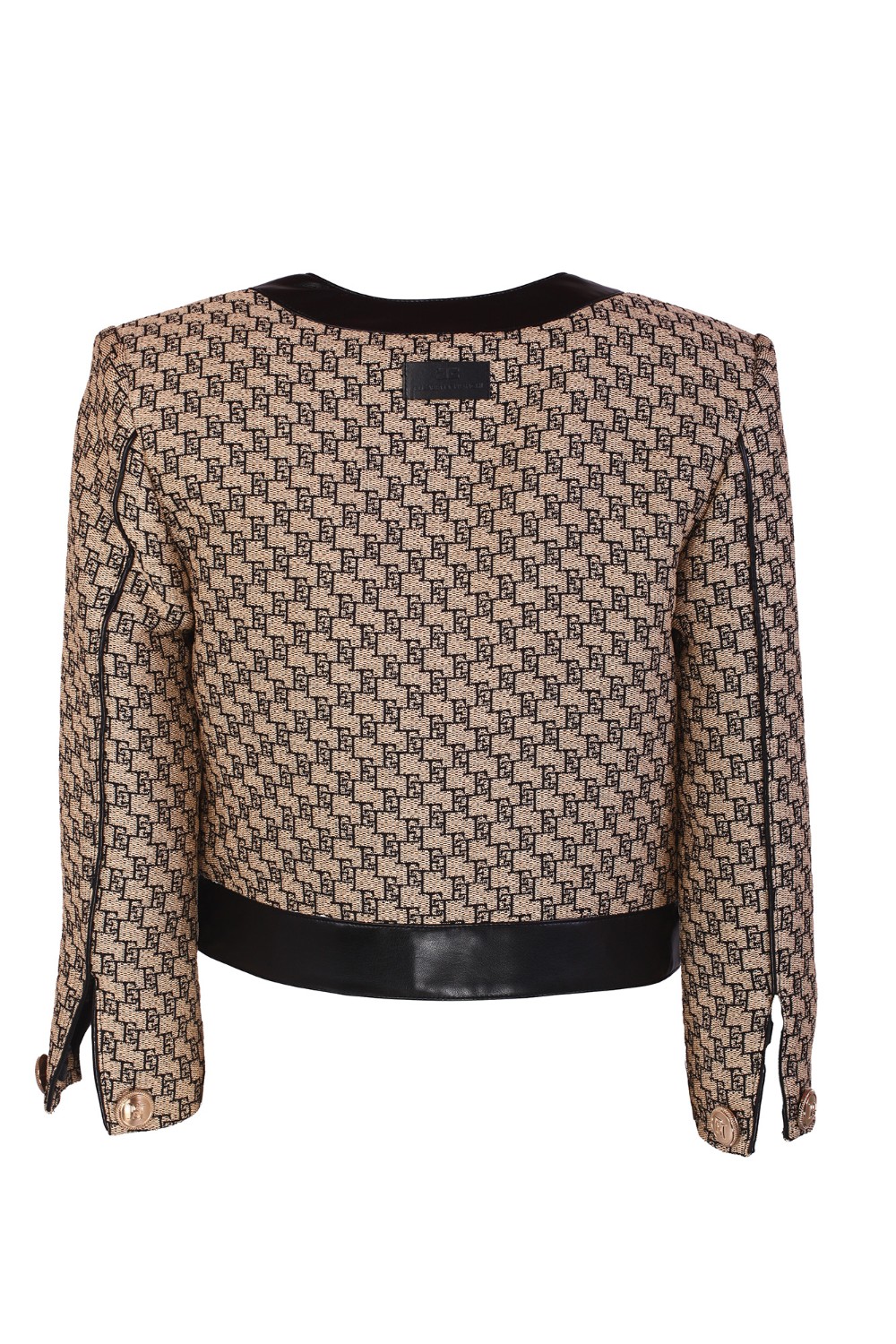 shop ELISABETTA FRANCHI Saldi Bomber: Elisabetta Franchi giacca cropped in rafia jaquard
Fodera in raso monogram.
Chiusura con zip e tasche frontali a filetto.
Zip e bottoni in metallo dorato.
Composizione: 56% Poliestere 44% Poliammide.
Made in Italy.. GI09742E2-BD9PAGLIA/NERO number 4447453